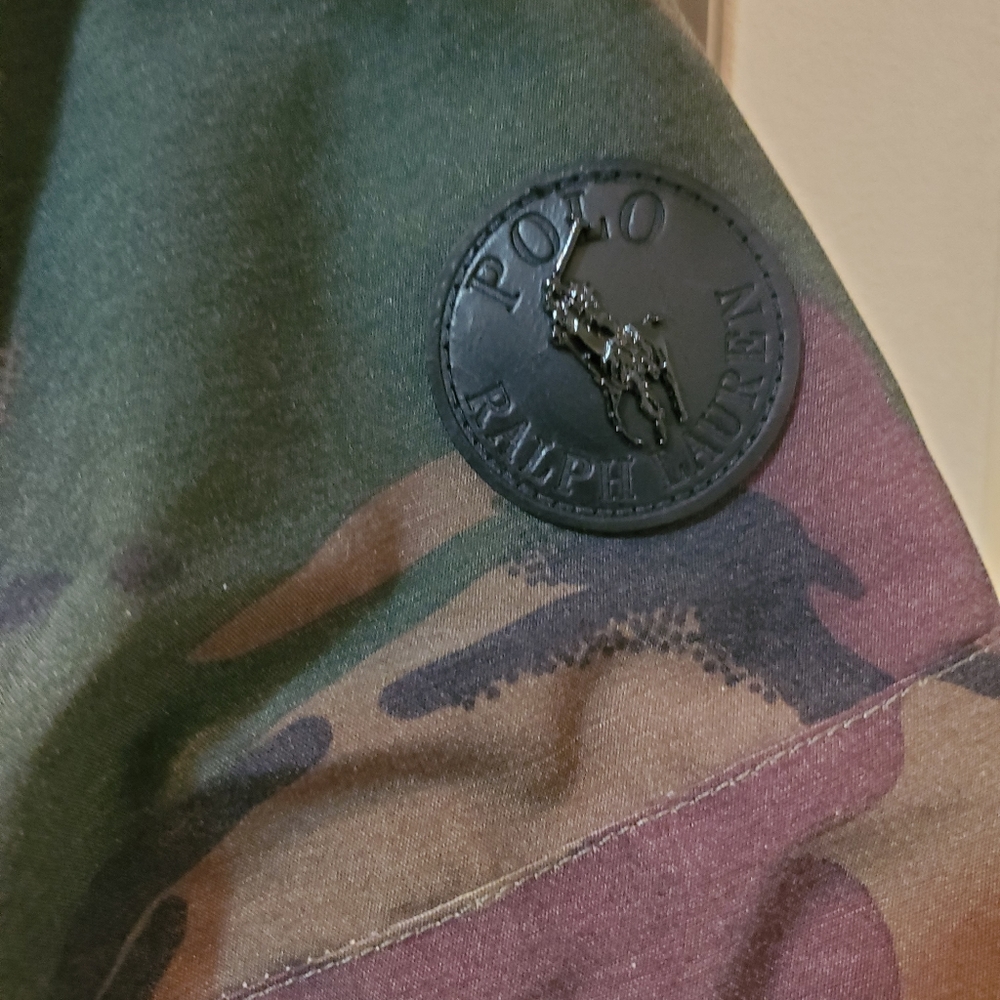 Polo Ralph Lauren Camo Faux Fur Down Parka Jacket - Picture 6 of 12
